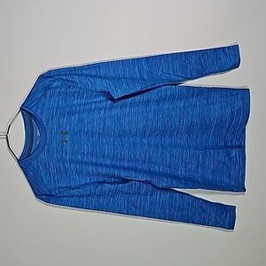UNDER Armour coldgear medium blue compression athletic long sleeve shirt